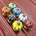 Sytian® 7pcs Multicolor Candy Color Baby Kid's Children's Furniture Drawer Handles Decorative Pumpkin Ceramic Door Cabinet Drawer Knobs Pull Handles Creative Cupboard Handle Pull Knobs with Screw