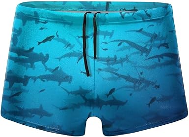 mens shark bathing suit