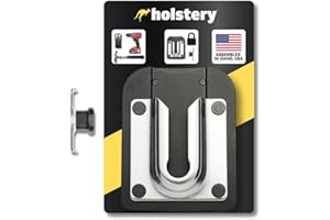 HOLSTERY PinPal Pro | Universal Tool Holster - Gravity Locking Clip-On Tool Belt Holder for Drills, Impacts, and Other Tools