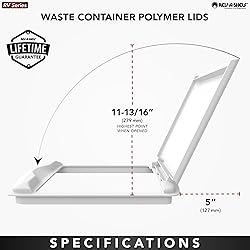 Rev-A-Shelf 50 Qt Under Sink Garbage Can Lid for