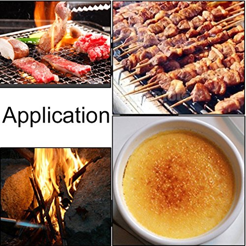 Heyue Micro Butane Torch Lighter,Kitchen Craft Cook's Blow Torch Professional Grade Culinary Blow torch for Cooking & Baking Camping Welding Flamethrower BBQ Outdoor - Thumbnail 6