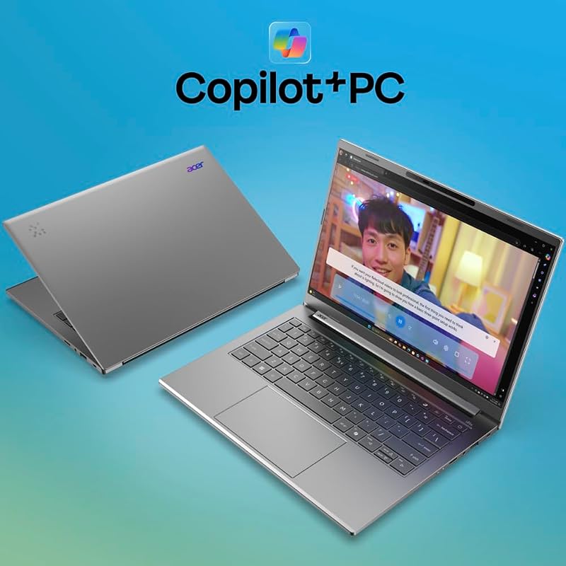 Aspire 14 AI Copilot+ PC, Portátil 14", Core Ultra 5,16GB RAM, 512GB SSD