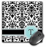 3dRose LLC 8 x 8 x 0.25 Inches Mouse Pad, Letter T