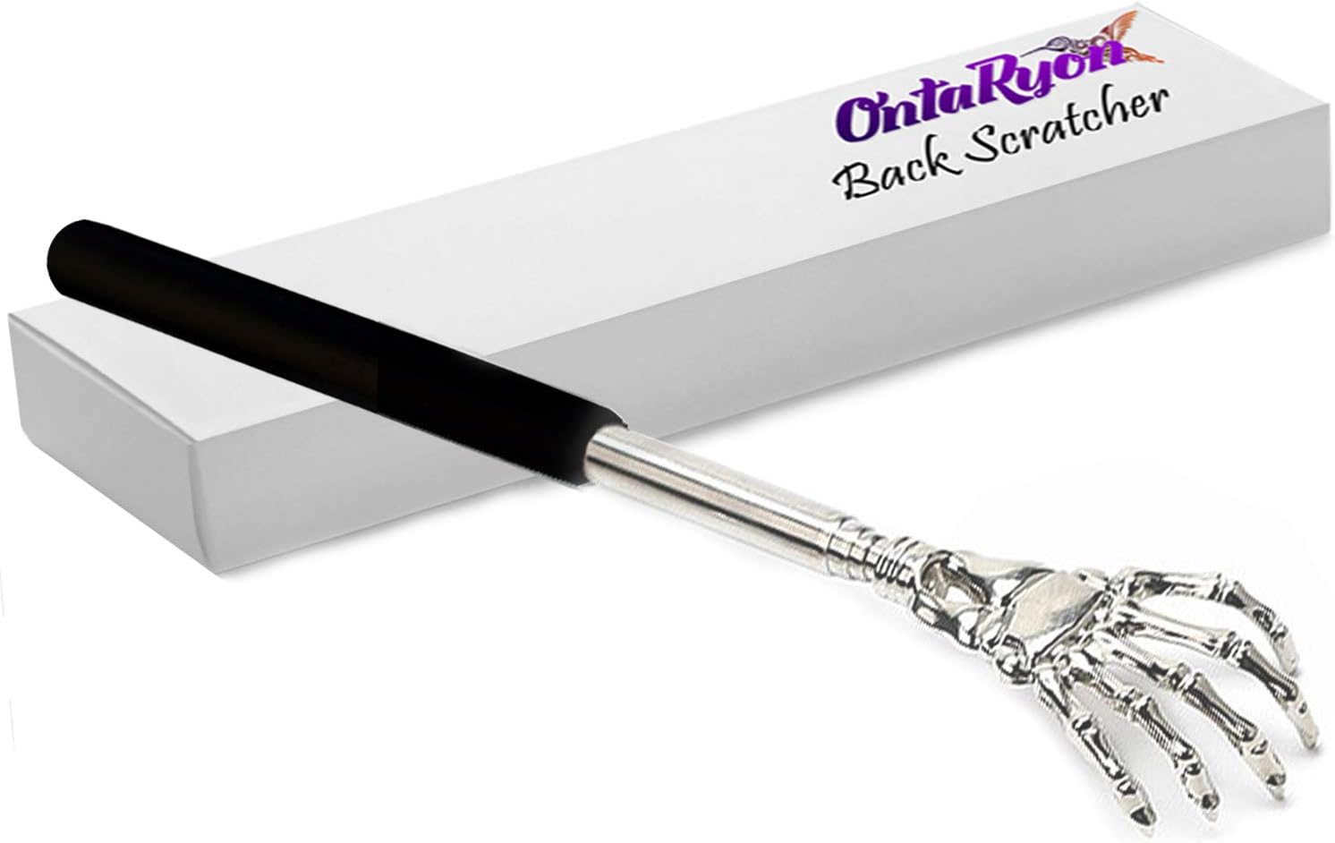 OntaRyon Telescopic Back Scratcher, Black