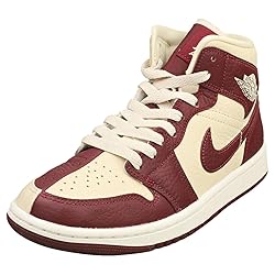 Nike Women's Air Jordan 1 Mid Shoes Sneaker, Beach
