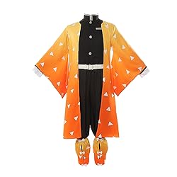 CR ROLECOS Zenitsu Agatsuma Cosplay Costume for