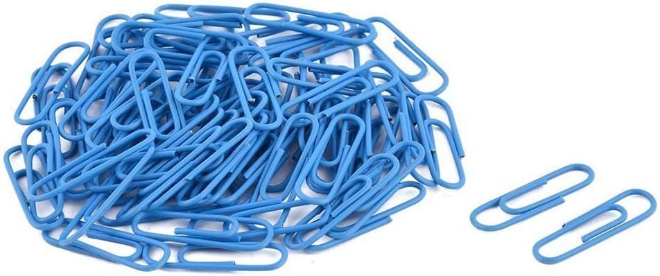 Amazon Myoffice クリップ ゼムクリップ ピン ゼムピン ペーパークリップ プラスチック メモクリップ 文房具クリップ ブルー 71個入り クリップ リング 文房具 オフィス用品