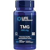 Life Extension TMG Trimethylglycine, Homocysteine Levels, 60 Capsules | Trimethylglycine (TMG) Helps Maintain Already Normal Homocysteine Levels, Non-GMO, Gluten-Free &amp; Vegetarian Capsules