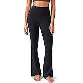 Colorfulkoala No Front Seam Flare Leggings Dreamlux High-Waisted Workout Yoga Pants for Women 27.5"/ 29.5"/ 31.5" Inseam