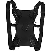 Angoily Leather Sword Carry Strap Dual Shoulder Backpack for Cosplay and Martial Arts Props with 2-Sword Capacity