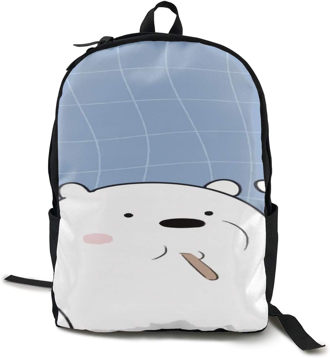 little white backpack