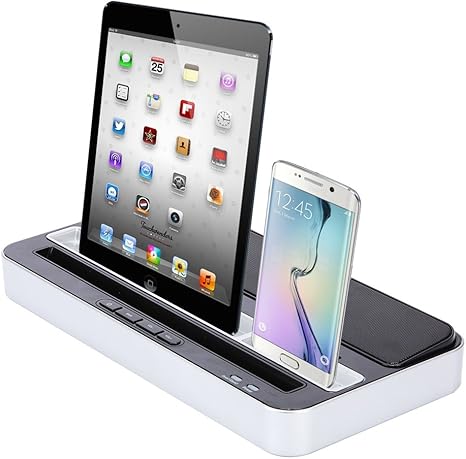 Dual Ladegerat Mit Lautsprecher Docking Station Amazon De Elektronik