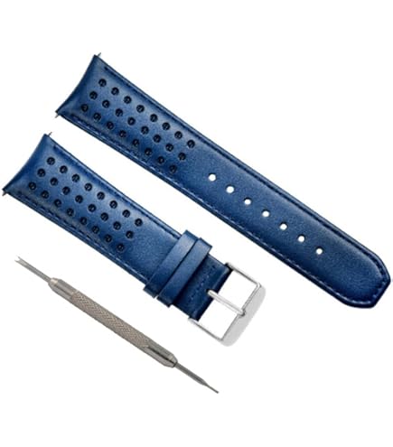 Amazon.com: Ewatchparts 23mm Leather Watch Band Strap Compatible