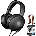Sony MDR-Z1R Signature Closed Dynamic Hi-Res Headphones w/Case, Black Bundle with Deco Gear Wood Headphone Display Stand + 3 Year CPS Enhanced Protection Pack
