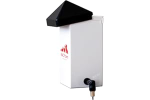 RentACoop 32oz(1L) Small Animal Drinker with No-Drip Brass Nozzle - Suitable for Small Pets, Bunnies, Hamsters, Guinea Pigs, Rabbits, Chinchillas, Mice and Rats