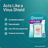Compeed Hydrocolloid Cold Sore Patches 15 Invisible Plasters 12h Protection view 3