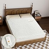 Heated Mattress Pad Full Size with 4 Heat Settings& 10 Hour Auto Off-Bed Warmer Electric Mattress Cover 54’’x75’’,Fit Up to 15 Inch,ETL Certified,Machine Washable