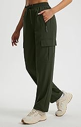 Libin Women's Hiking Pants Lightweight Cargo Pants