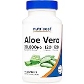 Nutricost Aloe Vera Extract 120 Capsules for 120 Servings Per Bottle | Vegetarian Friendly, Gluten-Free &amp; GMO-Free
