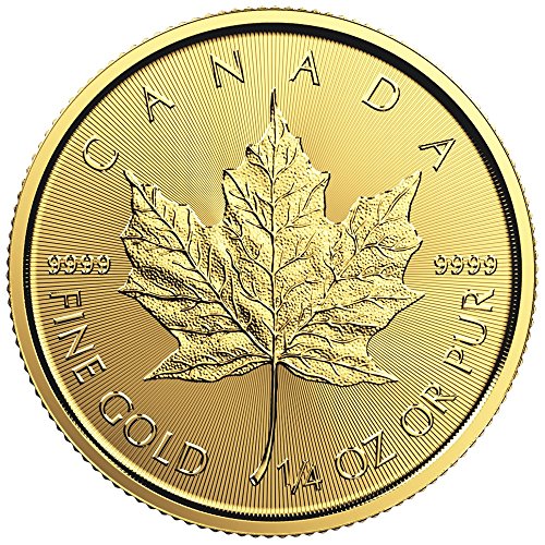 2016 Gold Canadian Maple Leaf (1/4 oz.)