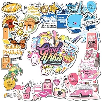 amazoncom vsco stickers water bottle stickers vinyl cute