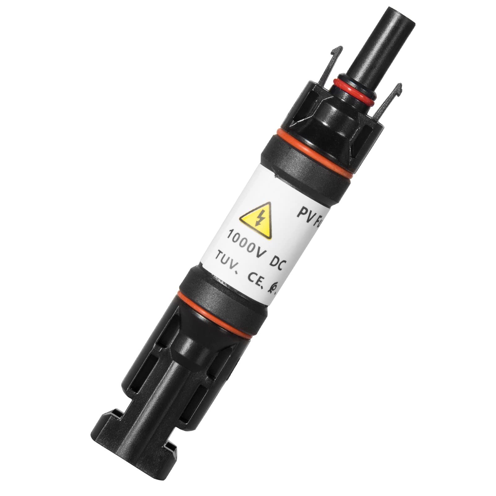 Jadeshay Solar Fuse,DC 1000V 20A Solar PV Fuse Connector IP67 Waterproof Photovoltaic Fuse Holder Solar Panel Fuse for Solar PV System