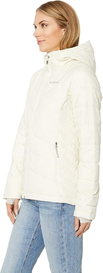 columbia heavenly hooded jacket dark plum