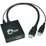 SIIG HDMI to DisplayPort 4K Ultra HD Active Adapter (CE-H22A11-S1)