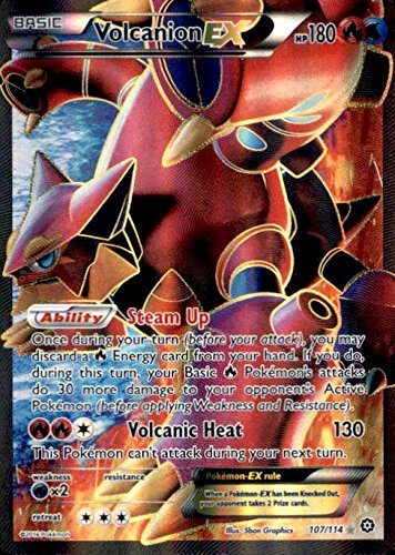 Pokemon - Volcanion-EX (107/114) - XY Steam Siege - Holo