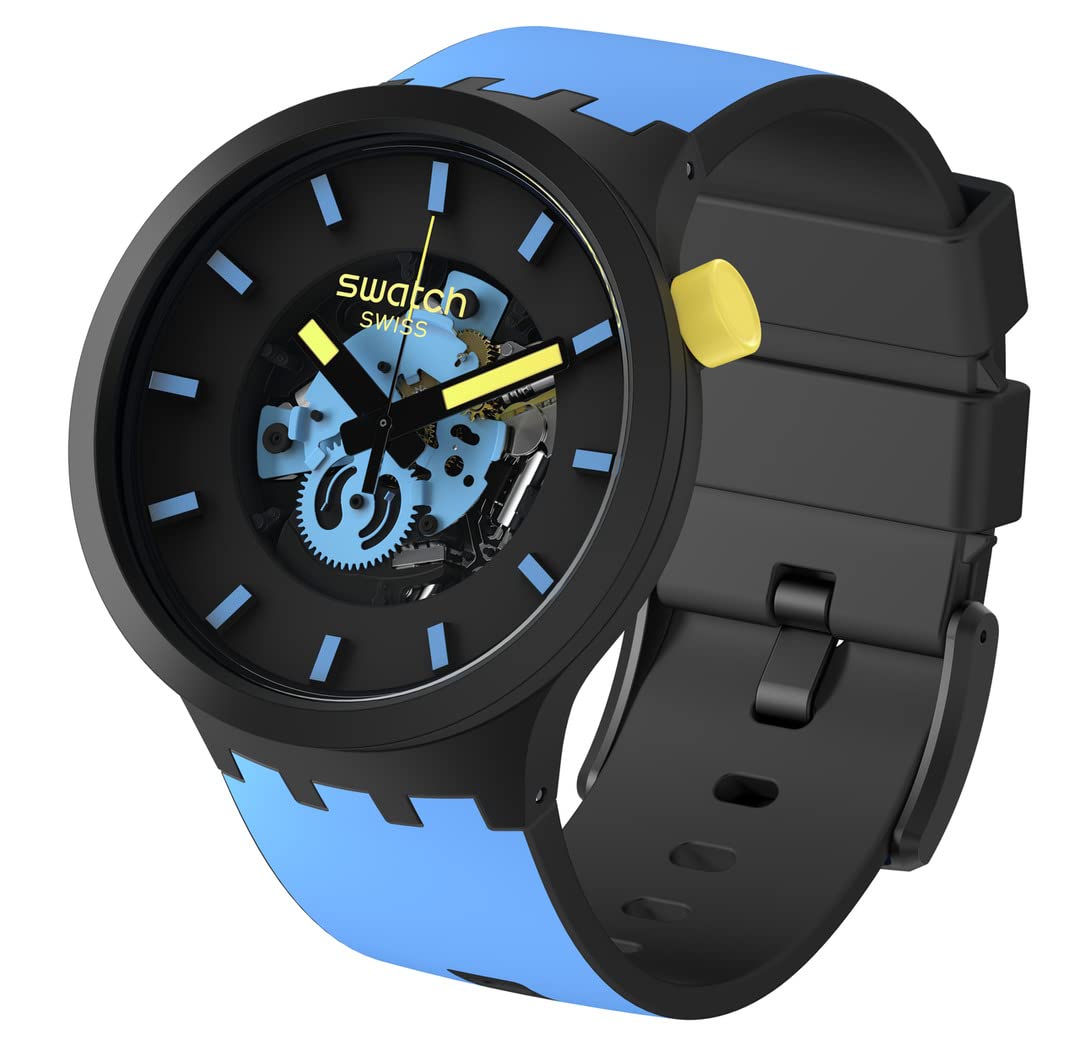 Swatch TRAVEL BY DAY Unisex Watch (Model: SB03B108)
