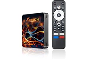 2026 Android 14.0 TV Box, Android Boxes with 2GB RAM 16GB ROM RK3518 Quad-Core 64bit Cortex-A53 Support 2.4G /5G Dual Wifi6, 