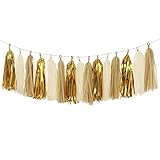 LEWOTE Tissue Paper Tassel Garland - 20pcs Tassels