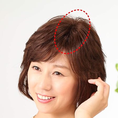 Amazon 人毛100 快適分け目ヘアピースセミロングタイプ 女性かつら ミセスウィッグ 部分ウィッグ 試着後返品可能 自然色 ベラミカ ヘアアレンジ 通販