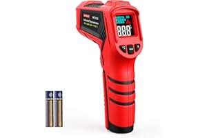 Wintact Laser Infrared Thermometer Gun -58℉ to 1742℉, Surface Heat Temperature Gun, Non-Contact Digital Thermometer for Kitch