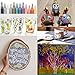 Lelix Acrylic Paint Markers, 24 Colors Permanent Acrylic Paint Pens for Rock, Glass painting, Ceramic, Wood, Canvas, Fabric, Photo Album, DIY Craft Projects, Medium Point