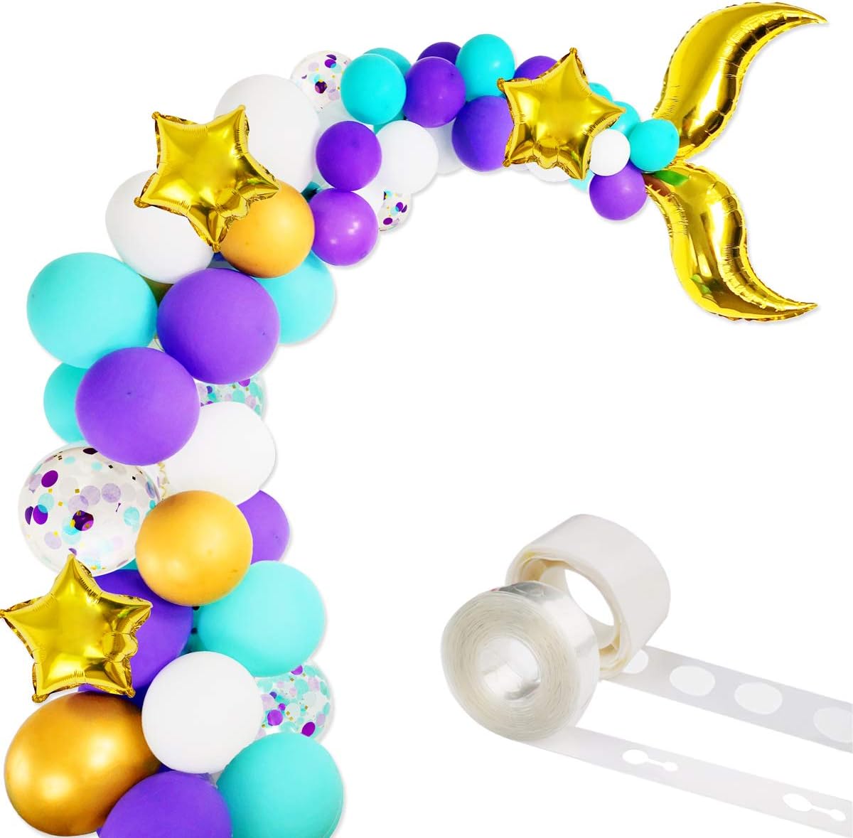 Mermaid Tail Balloons Strip Kit