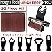 INTEGRA® Tools Multitool Contour Sanding Accessory Set with 6 Unique Profile Shapes