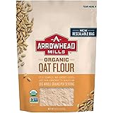 Arrowhead Mills Organic Oat Flour, 16 Ounce Bag (Pack of 6)