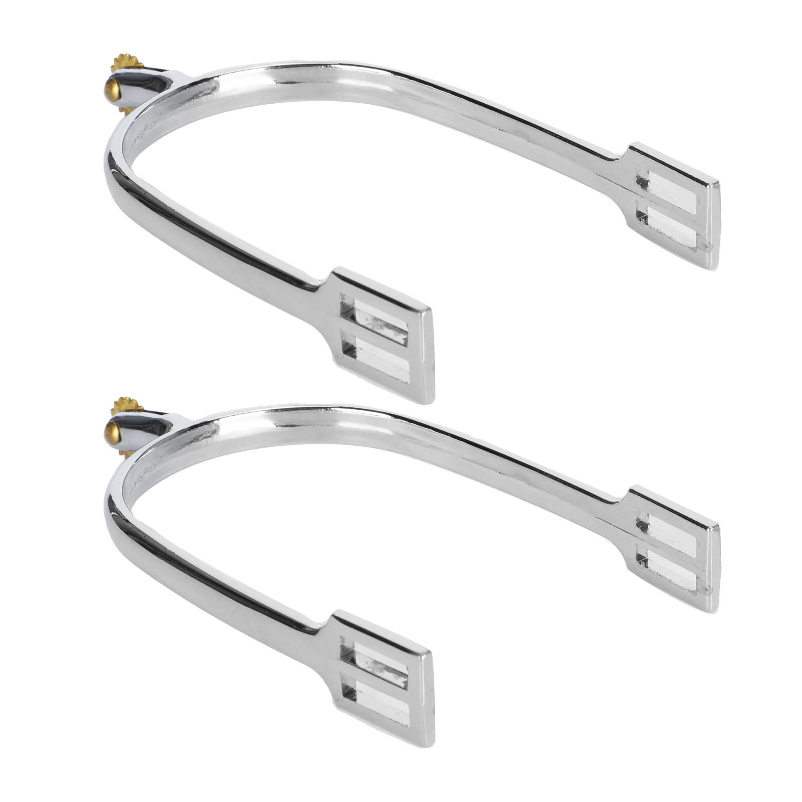 Horse Spurs Zinc Alloy English‑Style Riding Horse Accessory outdoorliving supply with Rotatable Copper Rowel