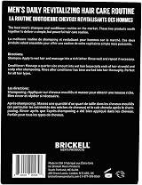 Brickell Men's Hair Care Routine Shampoo Conditioner Mint Tea Tree Strength view 3