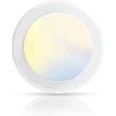ECOELER 6 Inch LED Disk Lights, Dimmable Flush Mount Light Fixture, 16.5W 1000 Lumens, 5 Color Selectable Recessed Retrofit Ceiling Lights for Kitchen, Porch, Hallway, ETL &amp; FCC