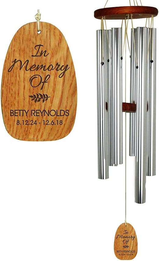 GiftsForYouNow in Loving Memory Personalized Wind Chime