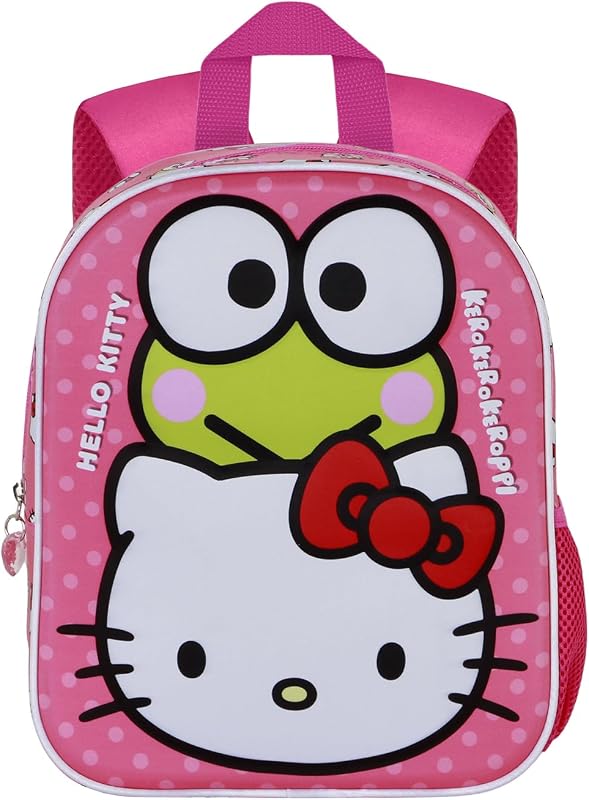 Sanrio Hello Kitty Funny-Sac à dos 3D Elite, Rose, 25 x 30 cm, Capacité 7 L