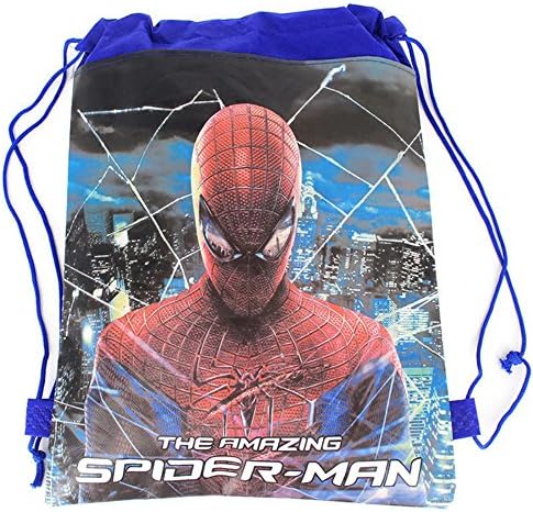 SKS Express Cartoon Drawstring Backpack Bag for Kids (The Amazing Spiderman)