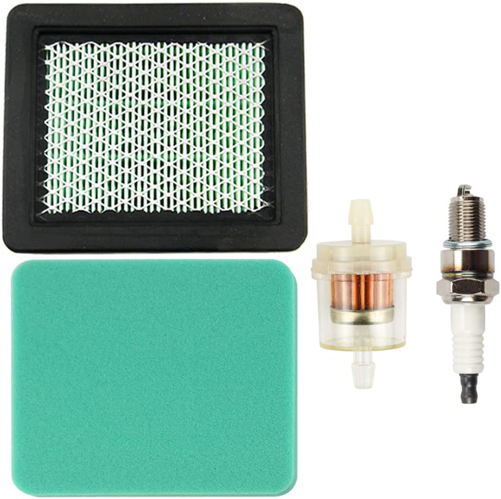 GCV160 Air Filter Tune Up Kit Fuel Filter for Honda GCV135 GCV190 GC135 GC160 GC190 GX100 GCV160A GCV160LA GCV190A GCV190LA Engine F220 FG400 FG500 Tiller WN20 WN30 Water Pump 17211-zl8-023