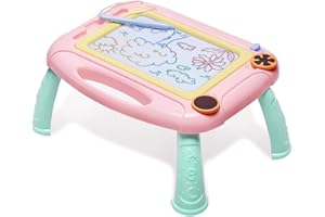 LODBY Matesy Toddler Toys for 1-2 Year Old Girls Gifts, Magnetic Drawing Board for Kids Girls Age 1 2 3 Year Old Girl Birthday Gifts, Doodle Board Drawing Pad for Toddler Girls Toys Age 1-2-4