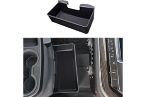 JKCOVER Center Console Hanging Organizer Box Compatible with 2019-2025 Chevy Silverado/GMC Sierra 1500 and 2020-2025 Chevrolet Silverado/Sierra 2500HD 3500HD Accessories(Split-Bench Folding Seat Only)