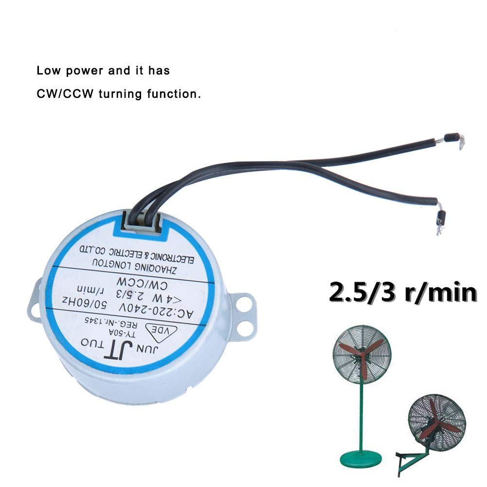 CW/CCW Synchronous Electric Gear Motor, 4W TY-50A 220-240V 2.5/3 r/min Motor - Image 3