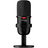 HyperX SoloCast – USB Condenser Gaming Microphone, for PC, PS4, PS5 and Mac, Tap-to-Mute Sensor, Cardioid Polar Pattern, grea
