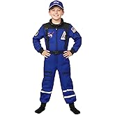 Nuehoryu Kids Astronaut Costume Space Outfit for Boys Girls Halloween Dress up